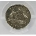 AUSTRALIA 1918M . SIXPENCE . PCGS AU C.V. $2,490.00. VERY SCARCE